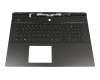 1417-00LA0DR original Dell keyboard incl. topcase DE (german) black/black with backlight