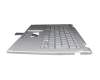 15004E5BK201 original Acer keyboard DE (german) silver with backlight