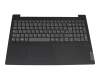 17003740 original Lenovo keyboard incl. topcase DE (german) grey/grey