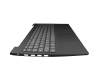 17003740 original Lenovo keyboard incl. topcase DE (german) grey/grey