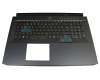 1KSJZZG060Q original Acer keyboard incl. topcase DE (german) black/black with backlight