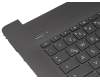 2B-ABK08I610 original Primax keyboard incl. topcase DE (german) black/black (with TP/DVD, “black brushed” surface texture)