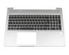 2B-BBU08Q100 original Primax keyboard incl. topcase DE (german) black/silver with backlight