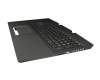 2H-BB6GMC24211 original Primax keyboard incl. topcase DE (german) black/black with backlight