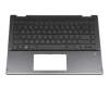 2H-BBJGMW63111 original Primax keyboard incl. topcase DE (german) black/black with backlight