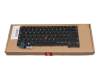 2H-BD6GML70921 original Primax keyboard DE (german) black/black matte with mouse-stick