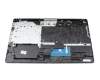 2H1719-05330D Rev.A original HP keyboard incl. topcase DE (german) black/black (with TP/DVD, surface structure \"Diamond)