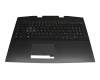 2H1819-12330I Rev.D original HP keyboard incl. topcase DE (german) black/black with backlight