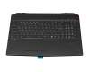 3076P6C223TA original MSI keyboard incl. topcase DE (german) black/black/red with backlight