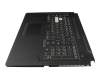 33NJFTAJN00 original Asus keyboard incl. topcase US (english) black/transparent/grey with backlight