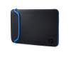 Cover (black/blue) for 15.6" devices original suitable for HP 15-ba500