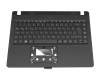 39F08047601 original Acer keyboard incl. topcase DE (german) black/black