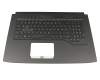 3BBKNTAJN20 original Asus keyboard incl. topcase DE (german) black/black with backlight