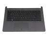 413CKD1420195S0 original HP keyboard incl. topcase DE (german) black/grey