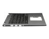 460.07R08.0017 original Dell keyboard incl. topcase DE (german) black/silver with backlight