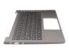 460.0M502.0001 original Lenovo keyboard incl. topcase UK (english) grey/grey with backlight