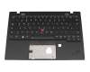 460.0RD06.0012 original Lenovo keyboard incl. topcase DE (german) black/black with backlight and mouse-stick