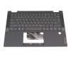 4600MD080011 original Lenovo keyboard incl. topcase DE (german) grey/grey (Fingerprint)