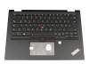 46K0G1CS017300 original Lenovo keyboard incl. topcase DE (german) black/black with backlight and mouse-stick