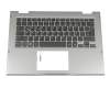 46M.0CFCS.0012 original Dell keyboard incl. topcase DE (german) black/silver with backlight