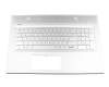 46M.0EJCS.0003 original HP keyboard incl. topcase DE (german) silver/silver with backlight