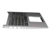 46M0E7CSC07393 original Acer keyboard incl. topcase DE (german) black/silver with backlight