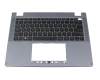 49F0CR37601 original Acer keyboard incl. topcase US (english) black/blue with backlight