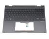 4LUJ5KRJN00 original Asus keyboard incl. topcase DE (german) black/black with backlight