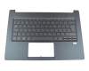 5AD1586600 original Acer keyboard incl. topcase DE (german) anthracite/anthracite with backlight