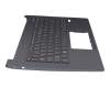 5AD1586600 original Acer keyboard incl. topcase DE (german) anthracite/anthracite with backlight