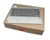 5CB0Q12250 original Lenovo keyboard incl. topcase DE (german) dark grey/silver with backlight