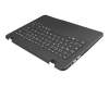 5CB0Q89808 original Lenovo keyboard incl. topcase DE (german) black/black