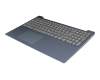 5CB0R16738 original Lenovo keyboard incl. topcase DE (german) grey/blue