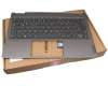 5CB0U43207JEKS original Lenovo keyboard incl. topcase DE (german) grey/grey with backlight