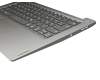 5CB0X56597 original Lenovo keyboard incl. topcase DE (german) grey/silver