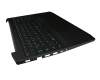 5CB0Z33221 original Lenovo keyboard incl. topcase DE (german) black/black with backlight