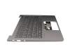 5CB1C72420 original Lenovo keyboard incl. topcase DE (german) black/grey with backlight