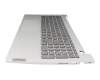 5CB1H88688 original Lenovo keyboard incl. topcase DE (german) grey/grey with backlight