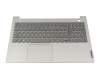 5CB1J09215 original Lenovo keyboard incl. topcase DE (german) dark grey/grey with backlight and mouse-stick