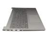 5CB1J09215 original Lenovo keyboard incl. topcase DE (german) dark grey/grey with backlight and mouse-stick