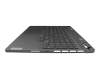 5CB1L56029 original Lenovo keyboard incl. topcase DE (german) grey/grey with backlight