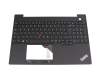 5M11H94875 original Lenovo keyboard incl. topcase DE (german) black/black with backlight and mouse-stick