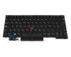 5N20V44021 original Lenovo keyboard SP (spanish) black/black with mouse-stick