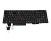 5N20V78046 original Lenovo keyboard DE (german) black/black matte with mouse-stick