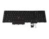 5N21B44376 original Lenovo keyboard DE (german) black/black matte with backlight and mouse-stick