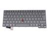 5N21D68319 original Lenovo keyboard DE (german) grey/black with backlight and mouse-stick