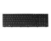 6-80-N7500-070-1 original Clevo keyboard DE (german) black/black matte with backlight (N75)