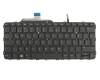 6037B0120104 original Inventec keyboard DE (german) black with backlight