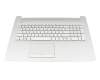 6037B0212216 original IEC keyboard incl. topcase SF (swiss-french) silver/silver (DVD)