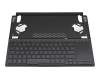 6037B0217113 original IEC keyboard incl. topcase DE (german) black/black with backlight